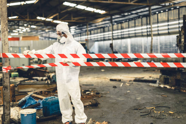 Professional Drug Lab Cleanup technician working in Weirsdale, FL